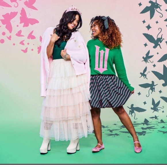 Adult Wicked Tulle Graphic Skirt - Blush XL - Picture 4 of 16